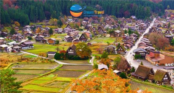 [HCM] Tour Nhật Bản Mùa Thu 2026: Cung Đường Làng Cổ Shirakawago